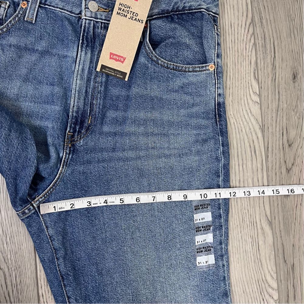 Levi's Womens Size 31 High Waist Mom Cotton Denim NEW Jeans Vintage Casual Retro - Picture 11 of 13